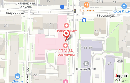 Травматологический пункт на Кавалергардской улице на карте