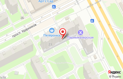 Парикмахерская в Санкт-Петербурге на карте