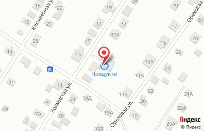 Продовольственный магазин в Октябрьском районе на карте