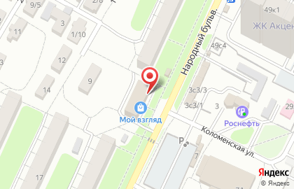 Ателье по ремонту и пошиву одежды в Рязани на карте