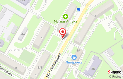 Артезианский источник на улице Грибоедова на карте