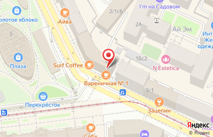 Универсальный визовый центр Визовый Мост на Кожевнической улице на карте