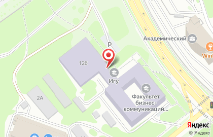 Иркутский Государственный Университет в Иркутске на карте
