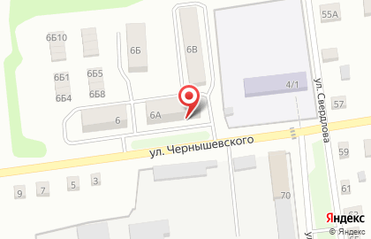 Служба доставки Марио-суши на улице Чернышевского на карте