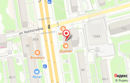 Супермаркет Мария-Ра в Заельцовском районе на карте