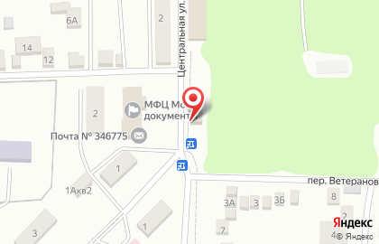 Магазин Корзинка на Центральной улице на карте