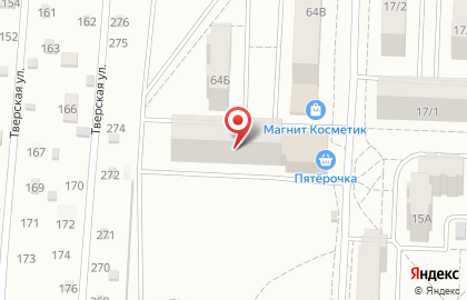 Супермаркет Пятерочка в Павловском переулке, 64а на карте
