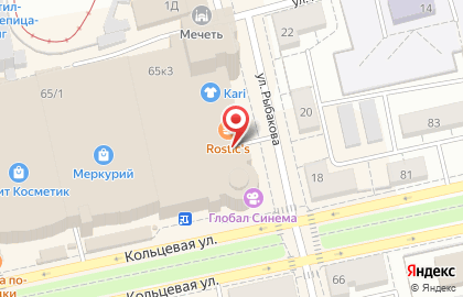 Ресторан быстрого питания KFC на Кольцевой улице на карте