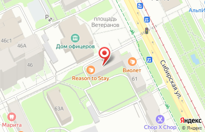 Салон элитного постельного белья Yves Delorme в Свердловском районе на карте