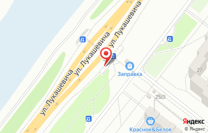 Киоск по продаже мороженого СибХолод на улице Лукашевича, 27/3 киоск на карте