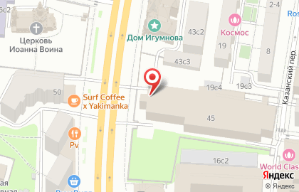 Посольство Франции в г. Москве на улице Большая Якиманка на карте