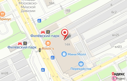 ТВОЕ в Филевском парке на карте