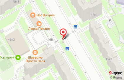 Киоск по продаже печатной продукции в Санкт-Петербурге на карте
