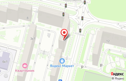 Первый Московский Город-Парк, микрорайон, ООО Московский+ на улице Никитина на карте
