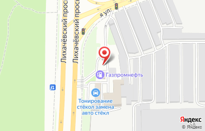 Автомойка Газпромнефть на Лихачёвском проспекте на карте