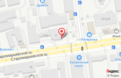 Рекламно-производственная компания Технологии света на Старомарьевском шоссе на карте
