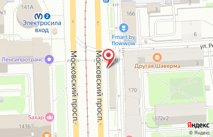 Салон продаж и обслуживания Теле2 на Московском проспекте, 168а на карте