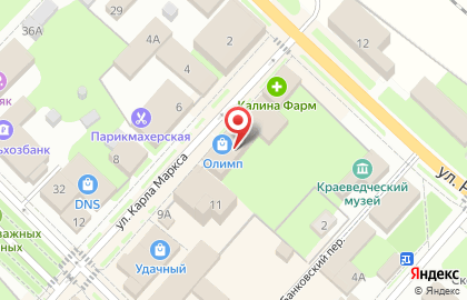 Страховая компания Росгосстрах на улице Карла Маркса на карте