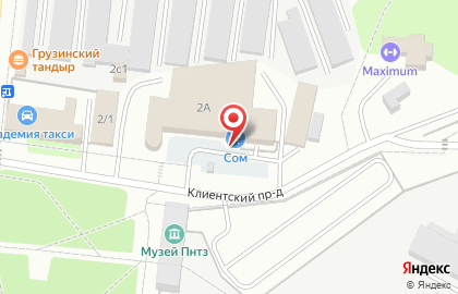 Магазин строительно-отделочных материалов СОМ на улице Вайнера на карте