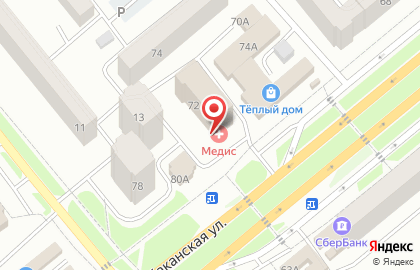 Кафе Лаванда на Абаканской улице на карте