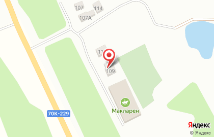 Конноспортивный клуб Макларен в Туле на карте