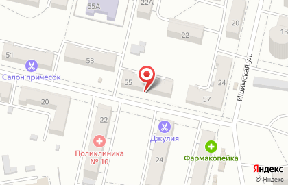 Отдел полиции №5 Управления МВД России по г. Омску на карте