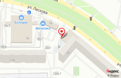 Салон автострахования на улице Лескова на карте