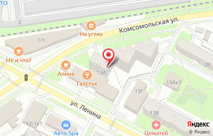 Производственно-торговая компания РадугаИнвест на улице Ленина на карте
