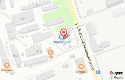 Автоцентр в Уфе на карте