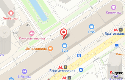Блинная Теремок в ТЦ БУМ на карте