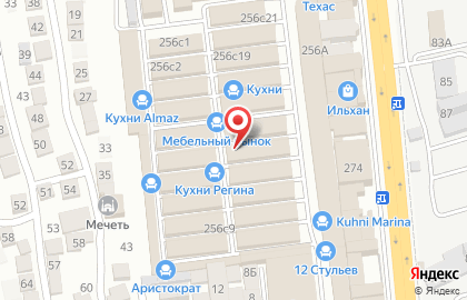 Магазин кухонной мебели в Советском районе на карте