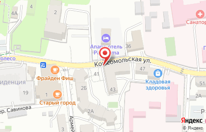 Магазин одежды на Комсомольской, 26 на карте