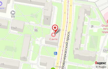 Стоматология Санте на карте