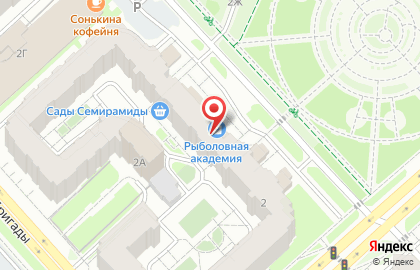 Туристическое агентство Авиаэкспресс на улице 78 Добровольческой Бригады на карте
