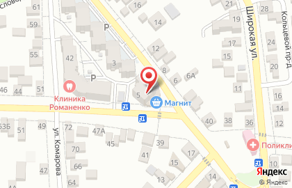 Супермаркет Магнит в Пятигорске на карте