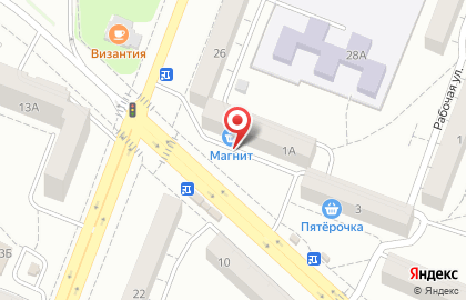 Почтовое отделение №7 на улице Шофёров на карте