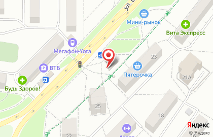 Салон цветов Амелия на улице Винокурова на карте