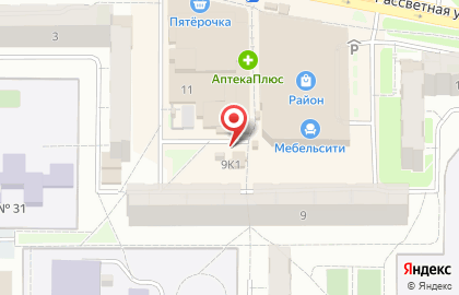 Киоск по продаже фруктов и овощей в Новосибирске на карте