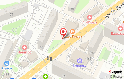 Павловская Мебельная Фабрика на проспекте Ленинского Комсомола на карте