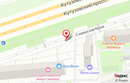 Магазин цветов на Славянском бульваре на карте