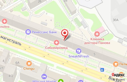 ЗАО Банкомат, Связной банк на улице Вокзальной магистрали на карте