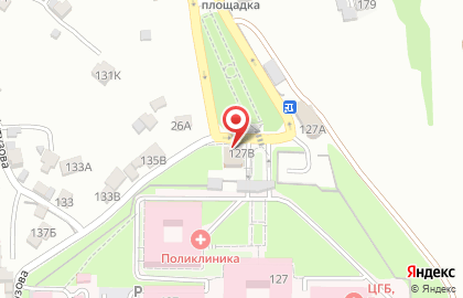 Межрайонный филиал Территориального фонда обязательного медицинского страхования Ставропольского края в городе-курорте Кисловодске на карте