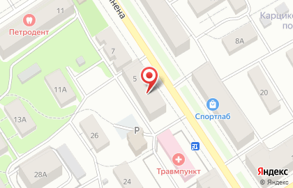 Маркет Градусы на улице Антикайнена на карте