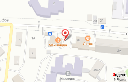 Служба доставки Maxi пицца на карте
