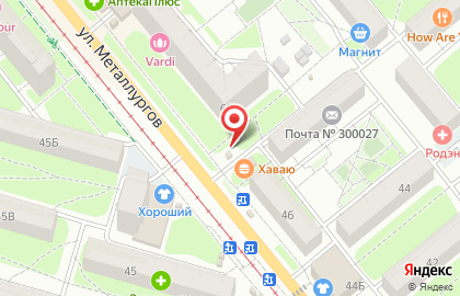 Киоск по продаже фруктов и овощей в Пролетарском районе на карте