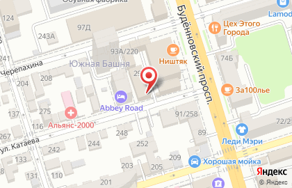 СДМ-Банк в Ростове-на-Дону на карте