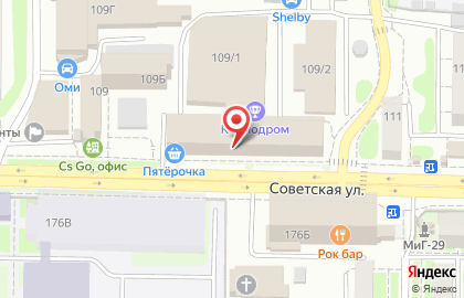 А-мега на Советской улице на карте