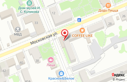 Магазин у дома Бристоль на Московской улице на карте