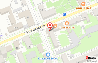 Микрокредитная компания Касса взаимопомощи на Московской улице на карте