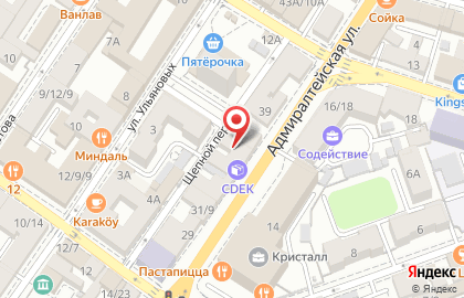 Страховая акционерная компания ЭНЕРГОГАРАНТ на Адмиралтейской улице на карте